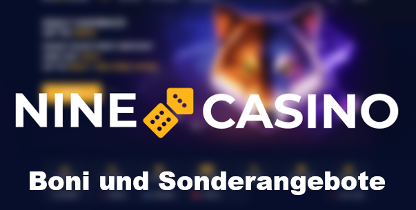 nine casino bonus code